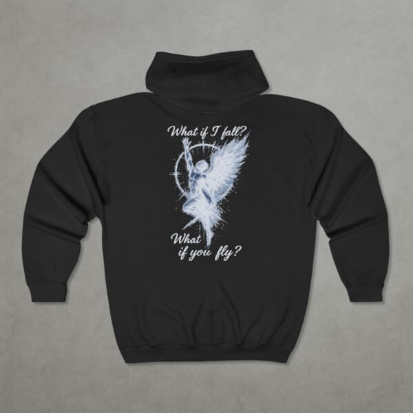 'What If I Fall? What If You Fly? Full-Zip Hoodie Unisex